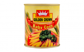 Golden Crown Baby Corn   Tin  800 grams